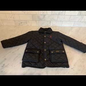 Polo Ralph Lauren Quilted Coat (3T) Black